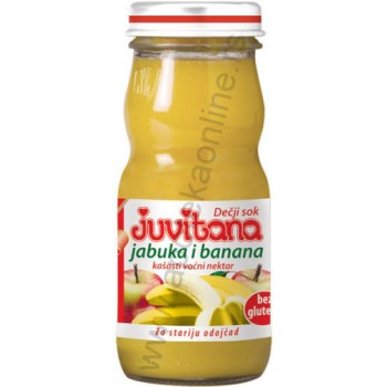 JUVITANA SOKIĆ OD JABUKE I BANANE 125ml PT JUVITANA SOKIĆ OD JABUKE I BANANE 125ml PT
